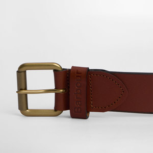 Barbour Matt Natural Tan Leather Belt